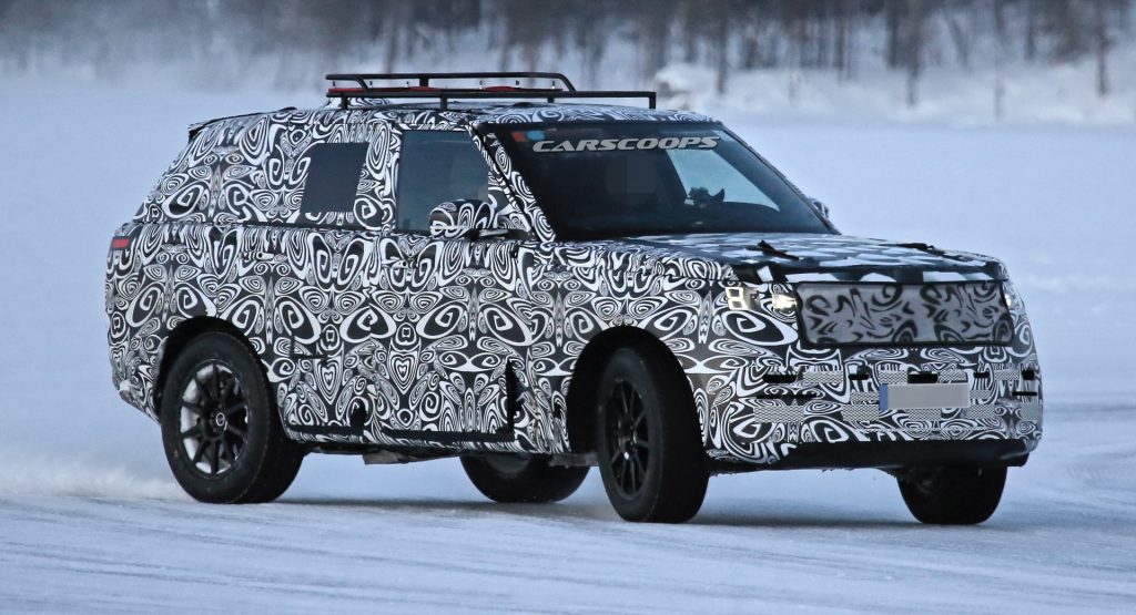  2022 Range Rover Sport Spotted Having Fun On A Frozen Lake