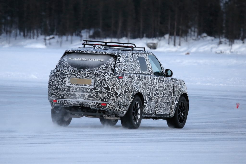 2022 Range Rover Sport Spotted Having Fun On A Frozen Lake | Carscoops