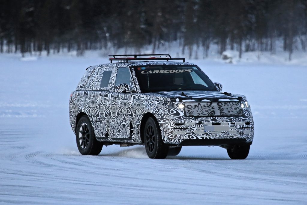 2022 Range Rover Sport Spotted Having Fun On A Frozen Lake | Carscoops