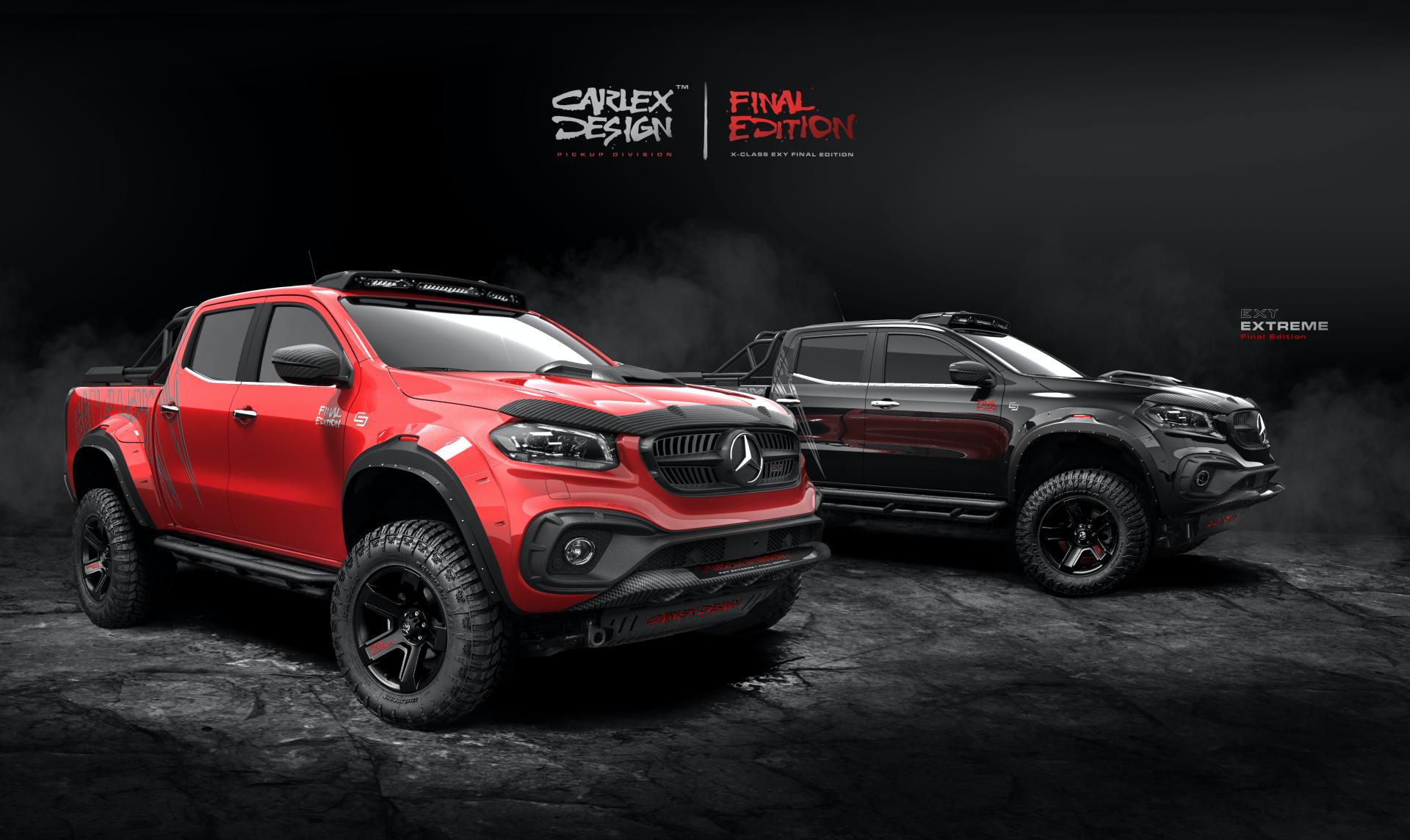 Carlex Design Pays Tribute To Outgoing Mercedes X Class With Flashy Final Editions Carscoops