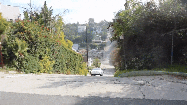 Youtuber Proves Tesla Model X Can Fly With Rally Style Jump On La Street Carscoops