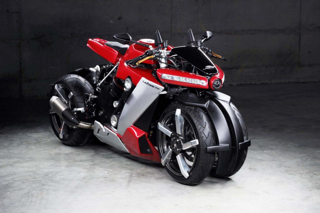 Lazareth LM 410 Is A Four-Wheeled Motorcycle With A Yamaha R1 Engine ...
