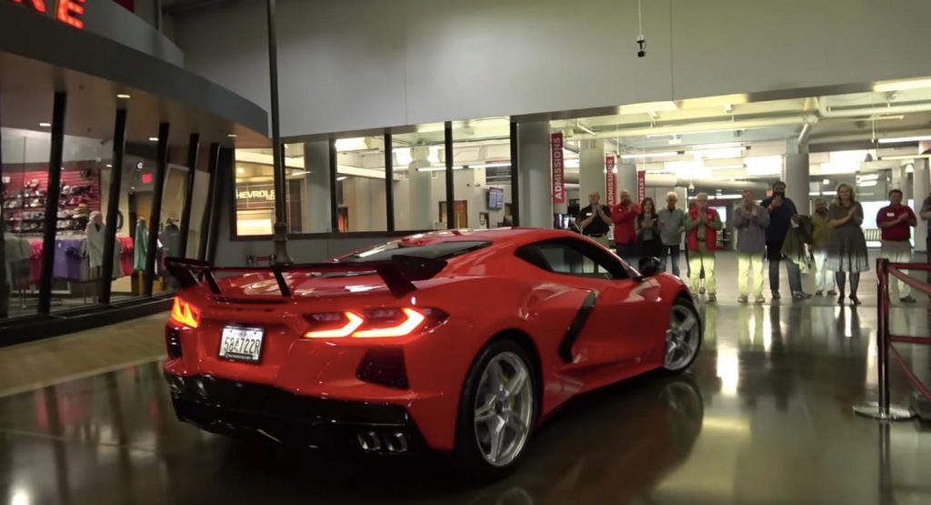 Museum Delivery Of High Wing 2020 Corvette C8 Shows How All Cars Should ...