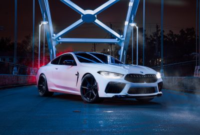 What A Better Way To Promote New Rims For A BMW M8 Than A Smokey ...