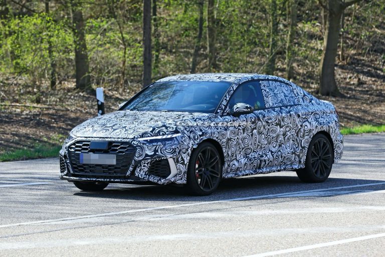 2021 Audi RS3 Sedan Makes Spy Debut, Could Pack Up To 444 HP | Carscoops