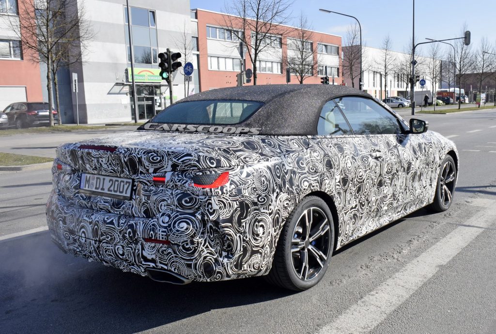 New BMW 4 Series Convertible Blows Its Top Off In Latest Spy Shots ...