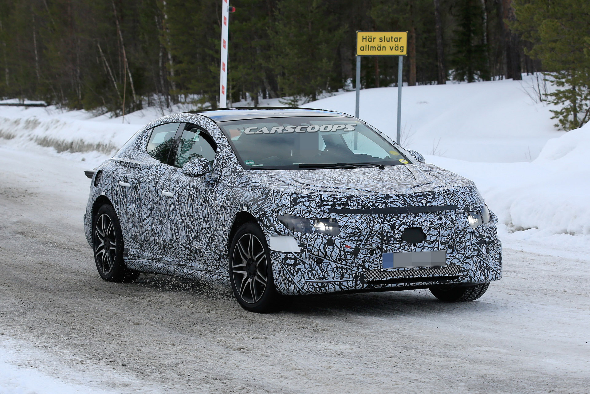 2022 Mercedes-Benz EQE Spied Getting Ready To Join The Electric Craze ...