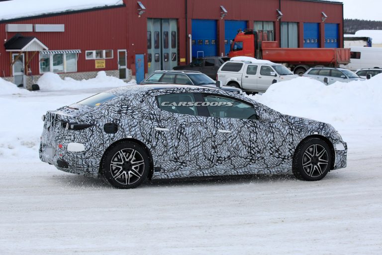 2022 Mercedes-Benz EQE Spied Getting Ready To Join The Electric Craze ...