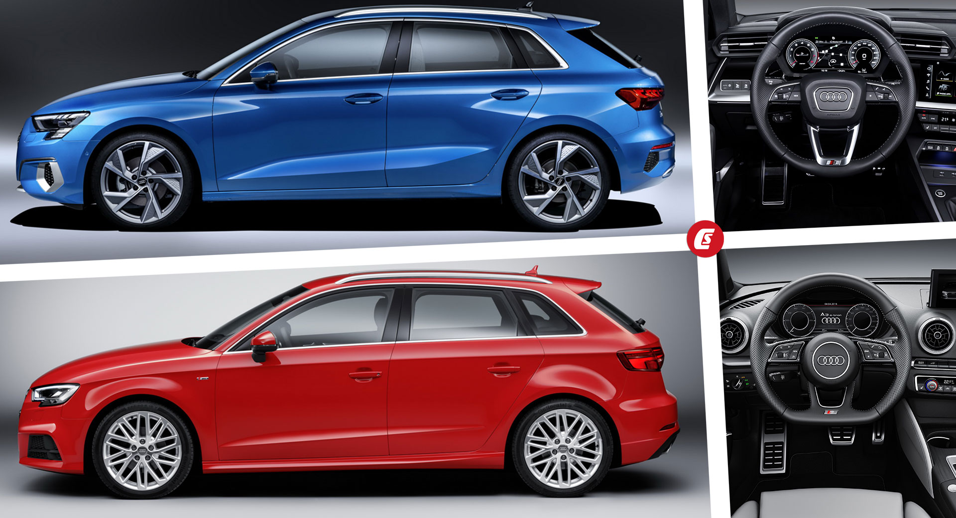 Audi A1 vs A3 side-by-side comparison
