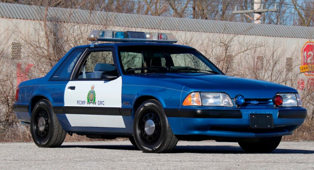  Go 5-O In A 5.0: Manual 1989 Ford Mustang SSP Used By Canadian Police Up For Sale