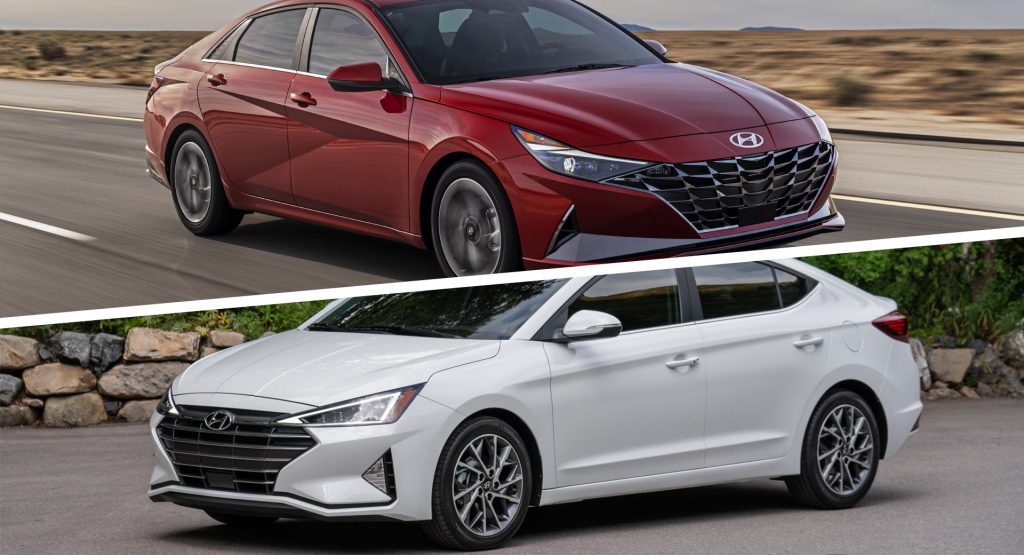  2021 Hyundai Elantra Meets Its Predecessor In Visual Smackdown