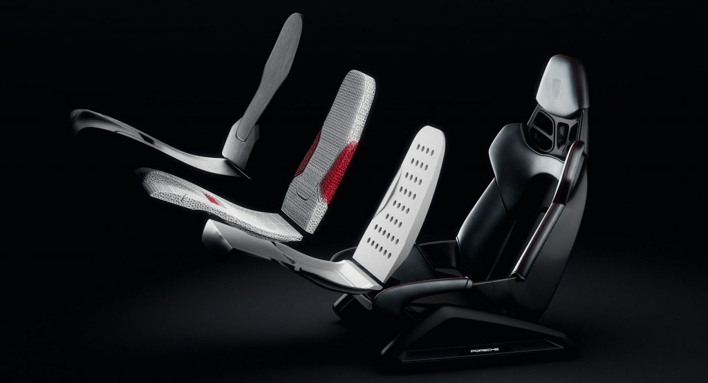  Porsche Introduces Customizable 3D Printed Sport Seats