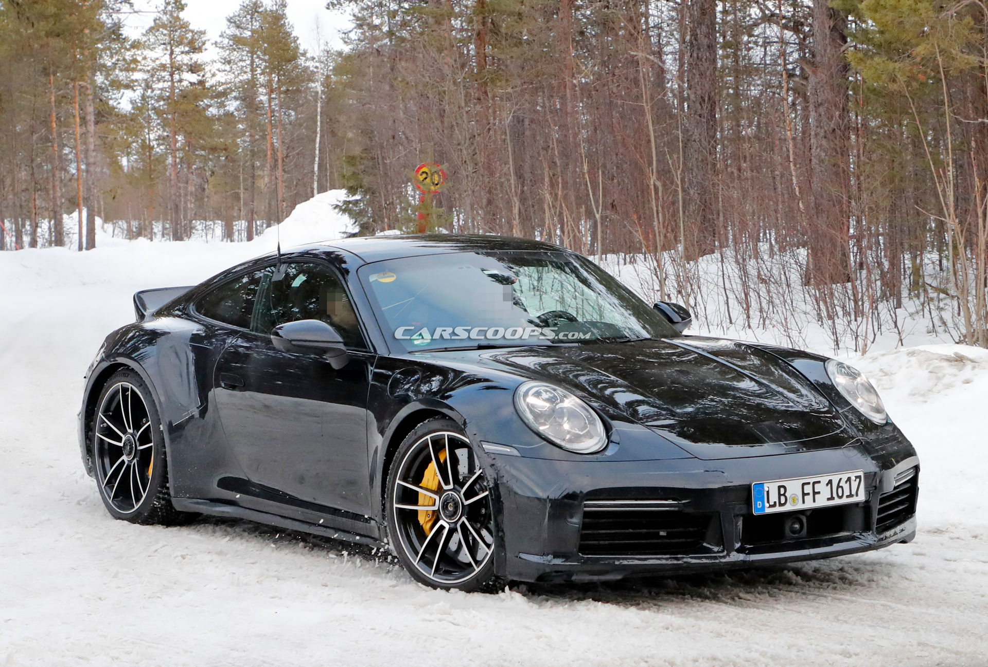 Spoiler Alert: New Porsche 911 Turbo Spied With Classic Ducktail ...