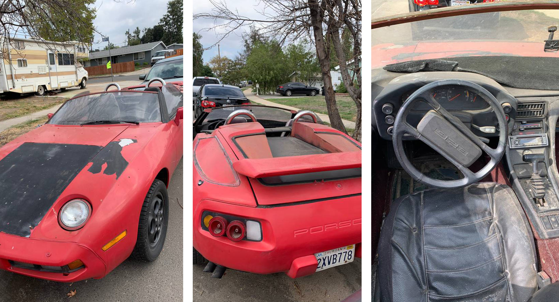 Great Scott! Poor Porsche 928 Speedster Looks Like It Came Back From