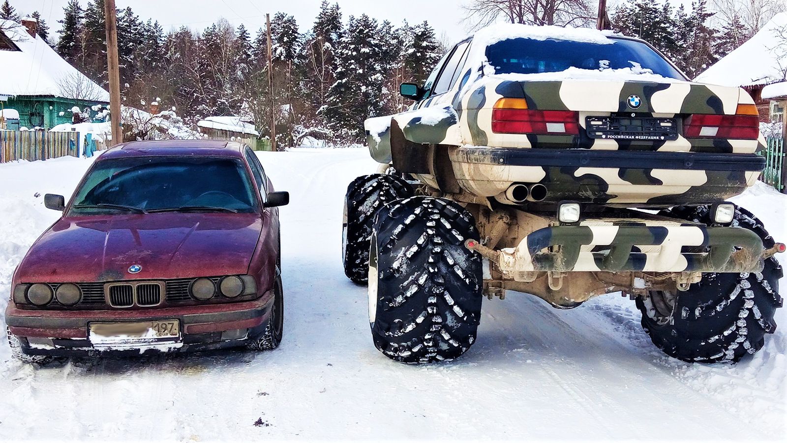 Overcompensating Much World S Toughest Bmw 7 Series E32 Is Ready To Tame The Wilderness Carscoops