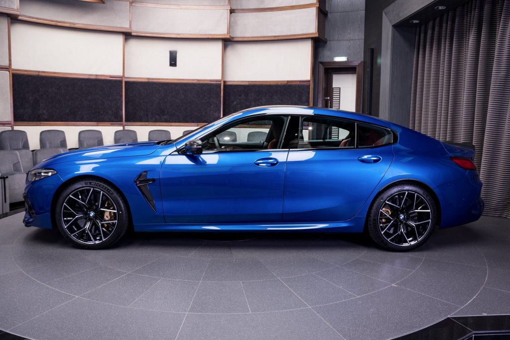 Sonic Speed Blue Looks Perfect On The BMW M8 Competition Gran Coupe ...