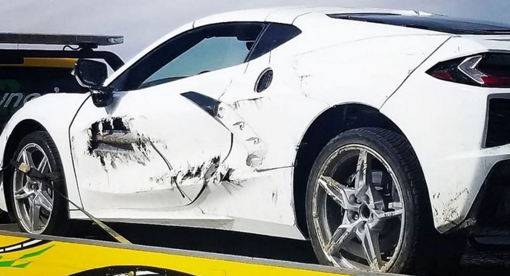  This 2020 Corvette C8 Either Had A Very Bad Day Or Someone Is Really Good At Photoshop