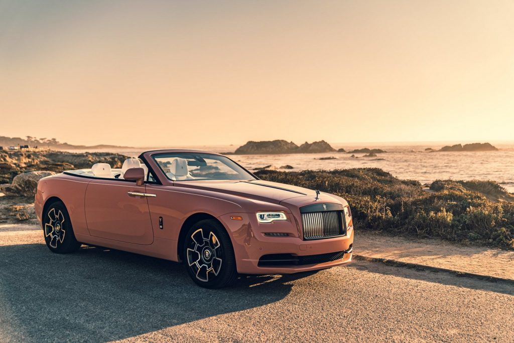 A RollsRoyce Dawn in pink that is perfect for a princess  Luxurylaunches