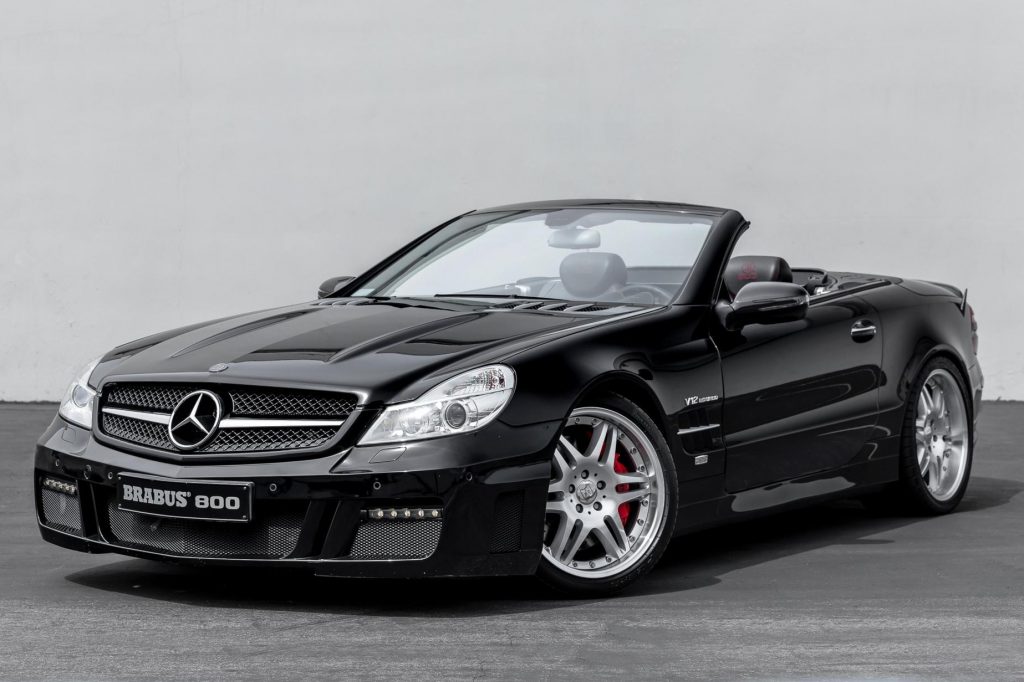 Brabus Mercedes SL600 Has Lorinser Bits, 12 Cylinders And Six Exhaust ...