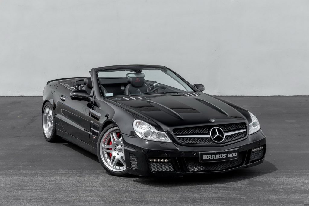 Brabus Mercedes SL600 Has Lorinser Bits, 12 Cylinders And Six Exhaust ...