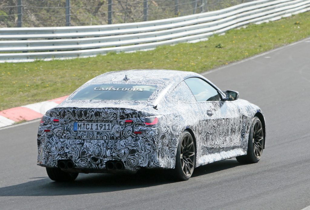 Yes! 2021 BMW M4 Coupe Reveals Manual Gearbox In Latest Spy Shots ...