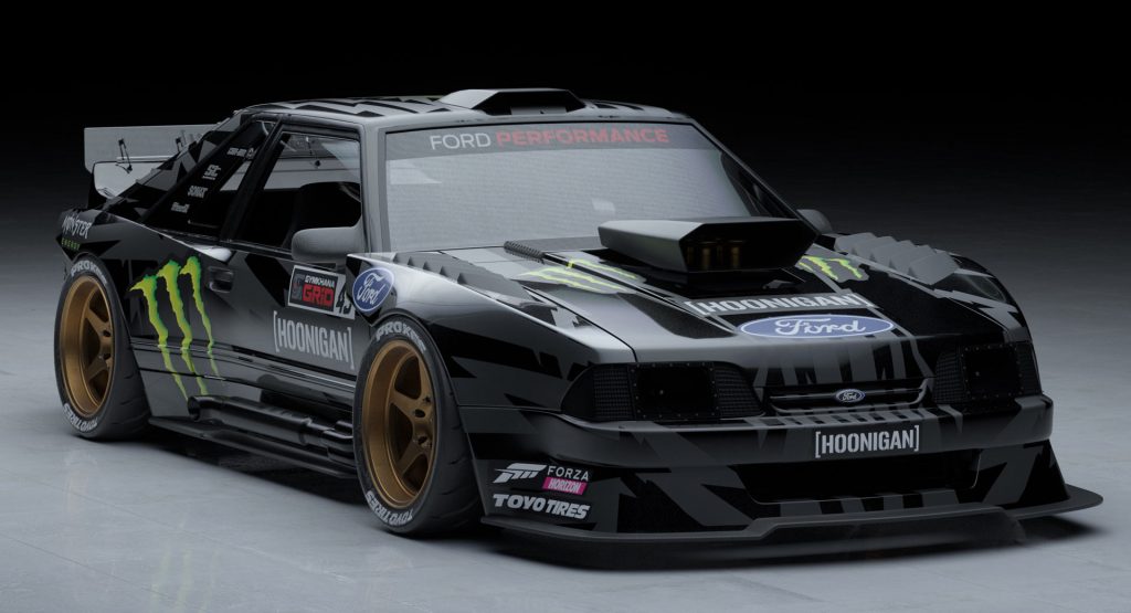  New Batmobile Designer Crafted This Crazy Fox Body Mustang For Ken Block