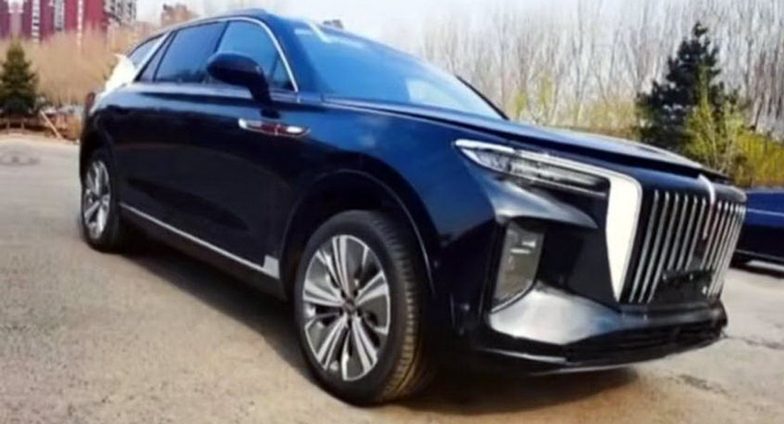 New Hongqi E115 Electric Luxury SUV Spied Completely Undisguised ...