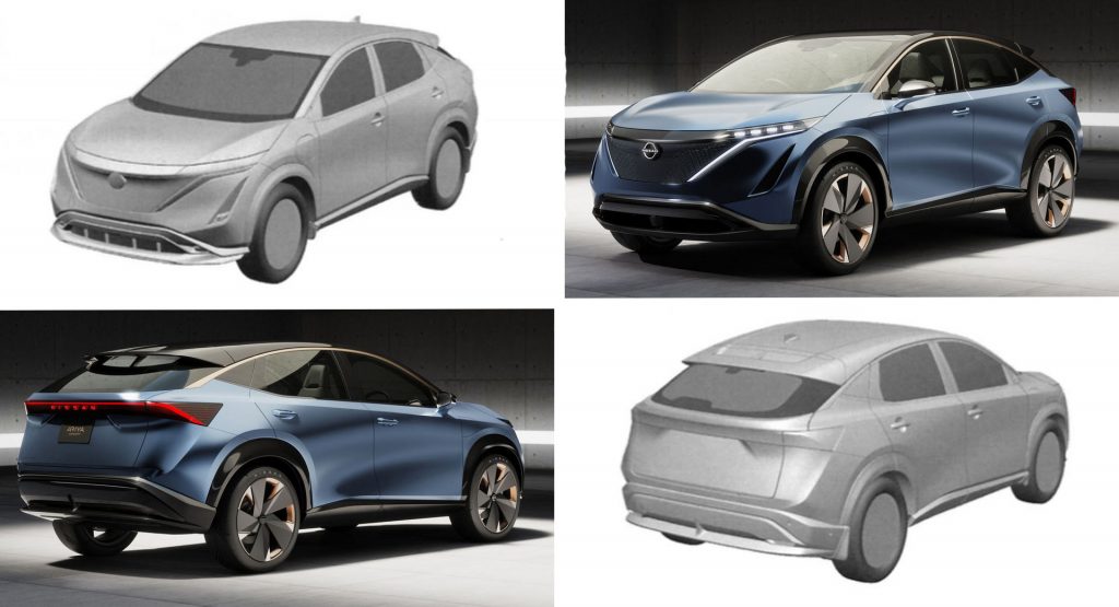  Nissan’s Ariya Concept Appears Ready For Production As New Patent Photos Surface