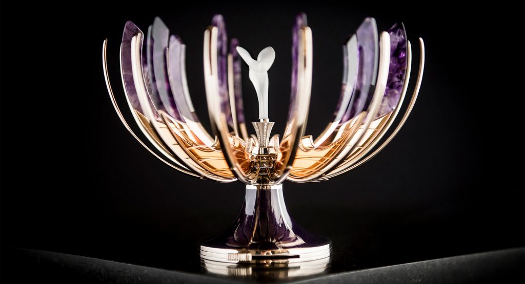  This Is Literally, The Rolls-Royce Of Fabergé Eggs Made From Gold, Diamonds And Amethyst