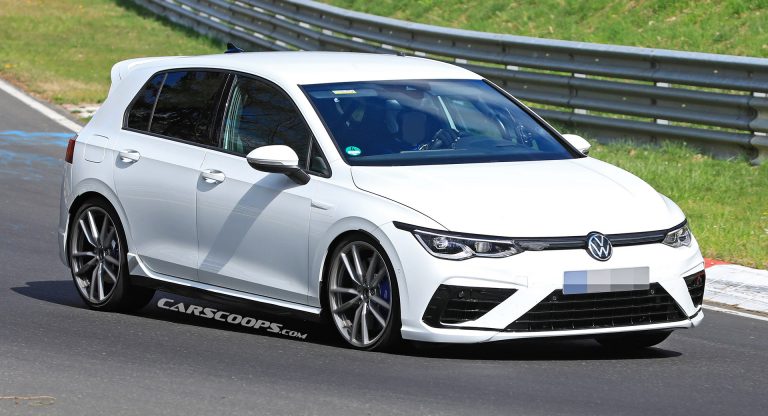 Undisguised 2021 VW Golf R Does Its Thing At The Nurburgring Carscoops