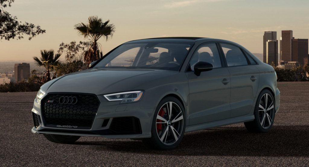  Audi Treats U.S. With 2020 RS3 Nardo Edition Priced From $59,000