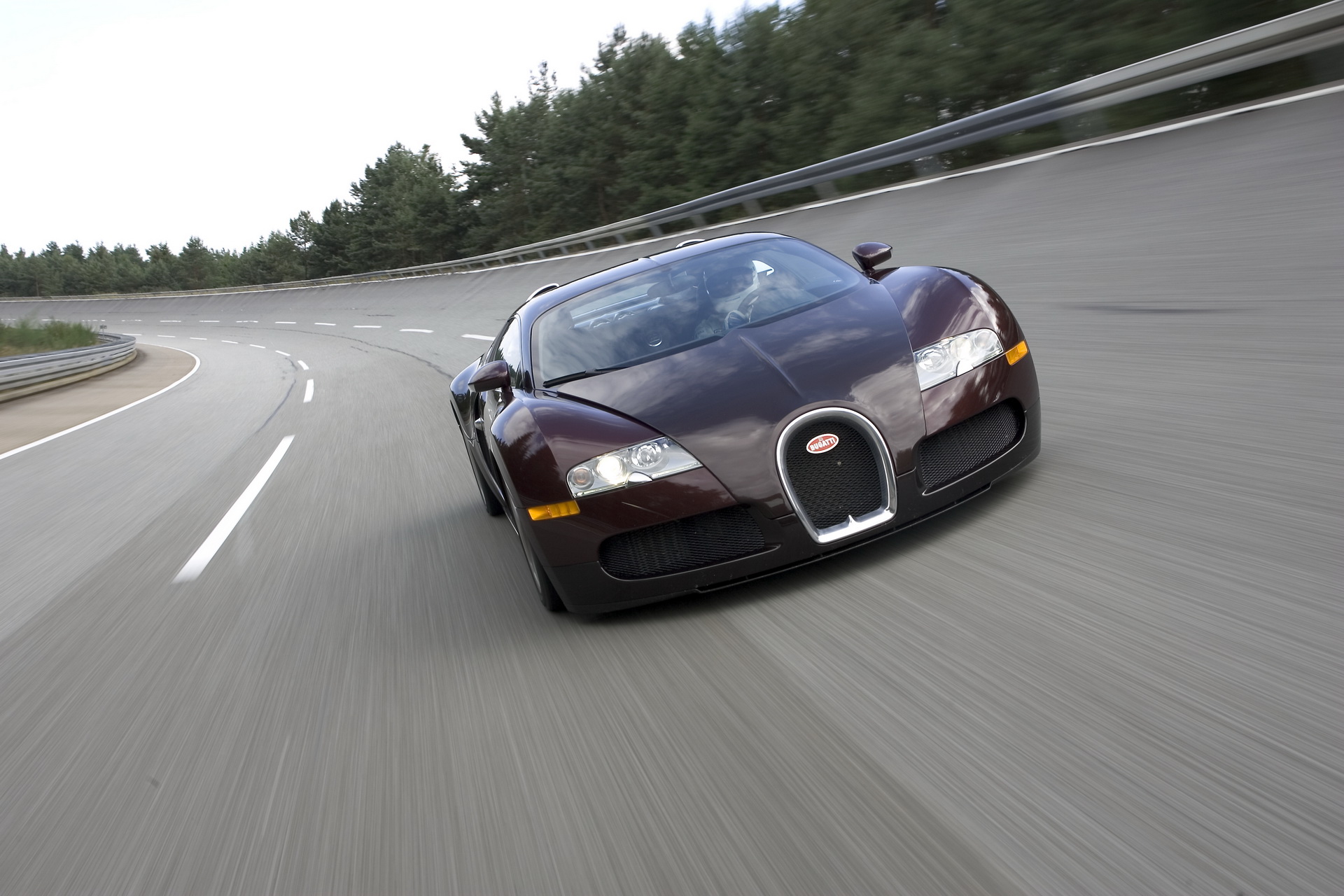 Bugatti On Autobahn