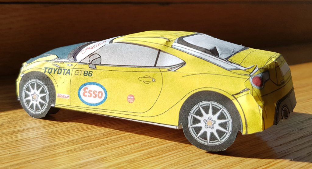  Toyota Helps Fight The Coronavirus Boredom, Launches Templates To Build GT86 Miniatures