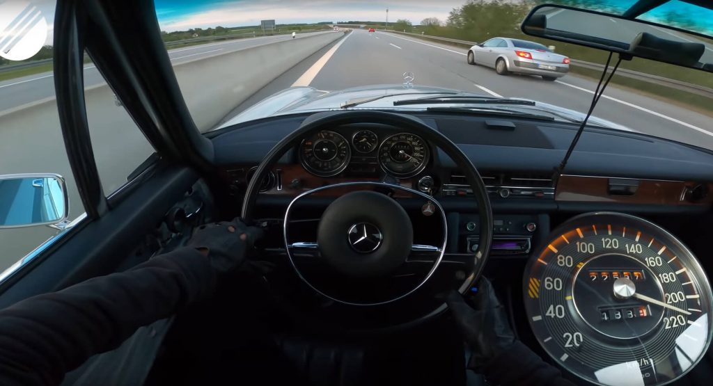  Watching This Elegant 1973 Mercedes-Benz 280E Top Out On The Autobahn is So Relaxing