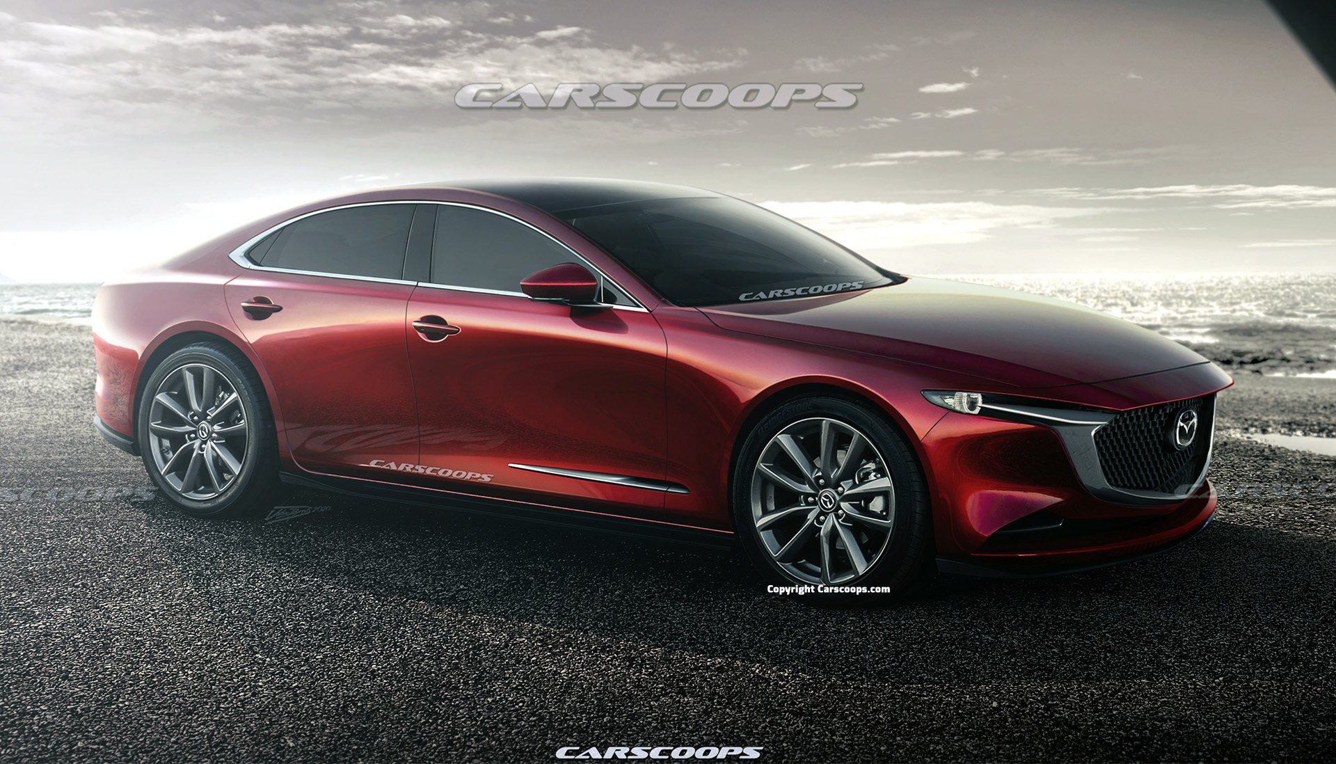 2023 Mazda 6 Illustrated Next Generation Goes BMW Hunting With RWD