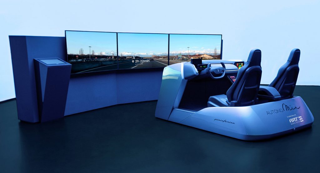  Pininfarina’s AutonoMIA Is An Awesome Driving Simulator For Scientists