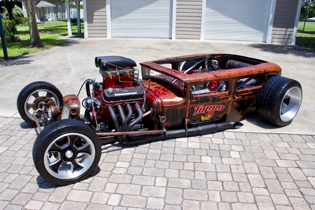 rat rod wheels and tires