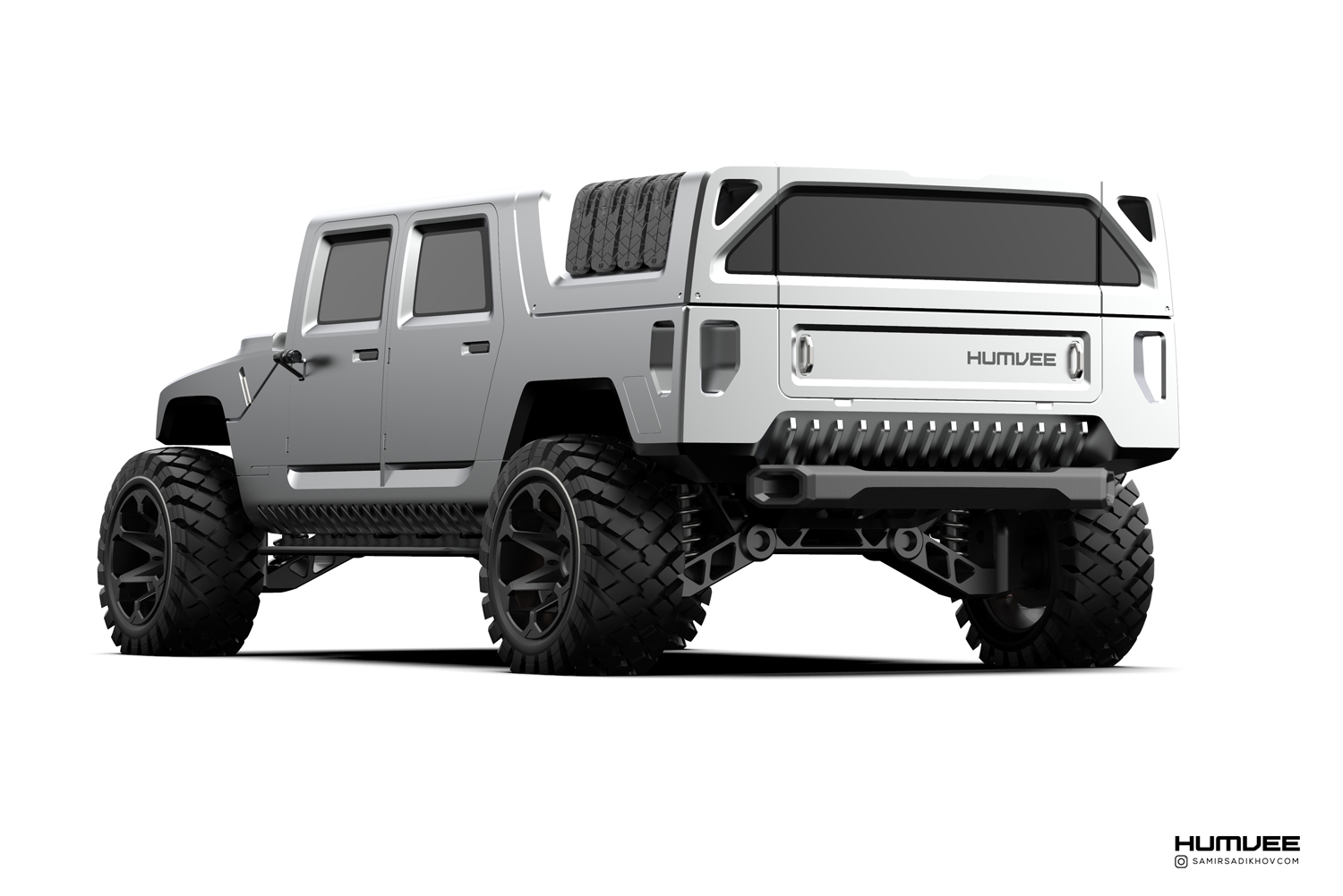 What Would A Modern 2025 Hummer H1 Look Like? Pro Car Designer Answers