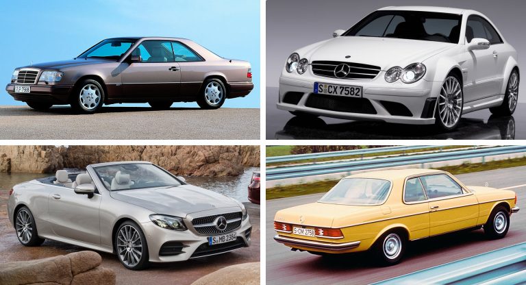 More Than 50 Years Of Mercedes-Benz E-Class Coupes And Cabriolets ...