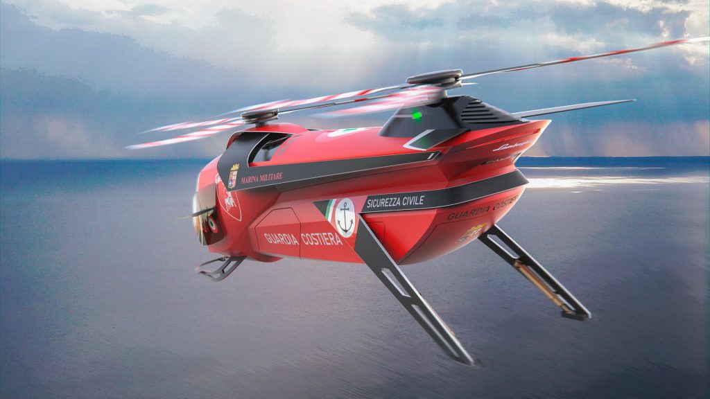 The Lamborghini Of Helicopters Is Called 'Falco' And Sadly It's Only A  Designer Project | Carscoops