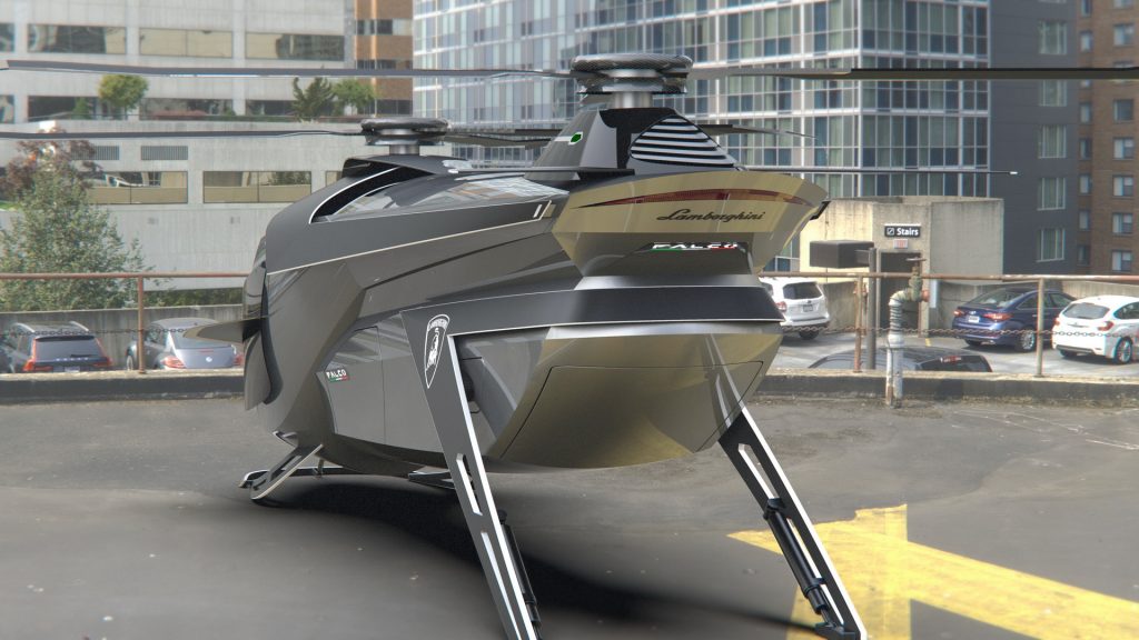 The Lamborghini Of Helicopters Is Called 'Falco' And Sadly It's Only A  Designer Project | Carscoops