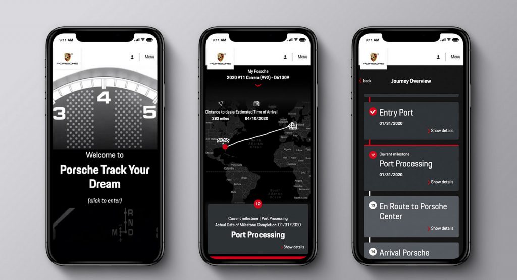  Keep Tabs On Your 911 Order With Porsche’s ‘Track Your Dream’ Service