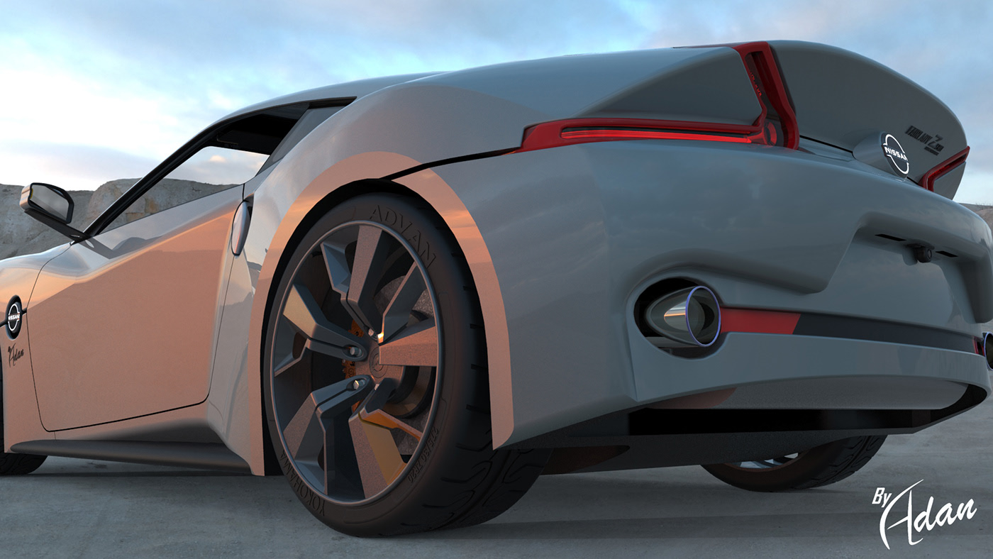 here's another designer's take on a 2021 nissan 400z coupe