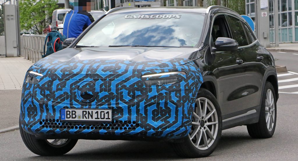  2021 Mercedes-Benz EQA Electric Crossover Drops Camo As Debut Inches Closer