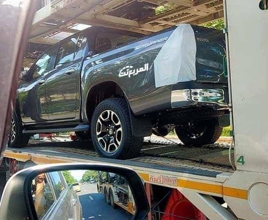 2021 toyota hilux exposes its rav4-like face in leaked