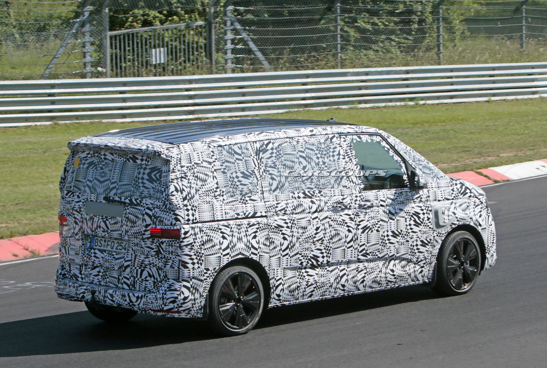 Fish Out Of Water? 2021 VW T7 PHEV Spied Testing At The Nürburgring ...