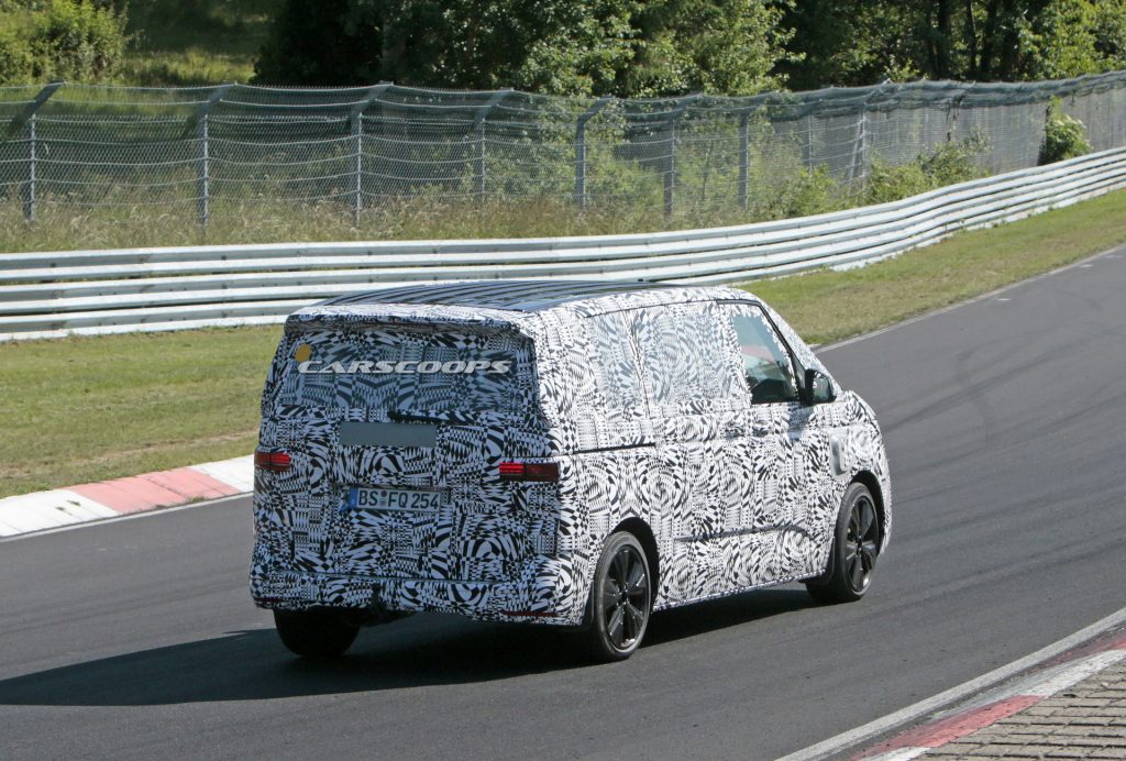 Fish Out Of Water? 2021 VW T7 PHEV Spied Testing At The Nürburgring ...