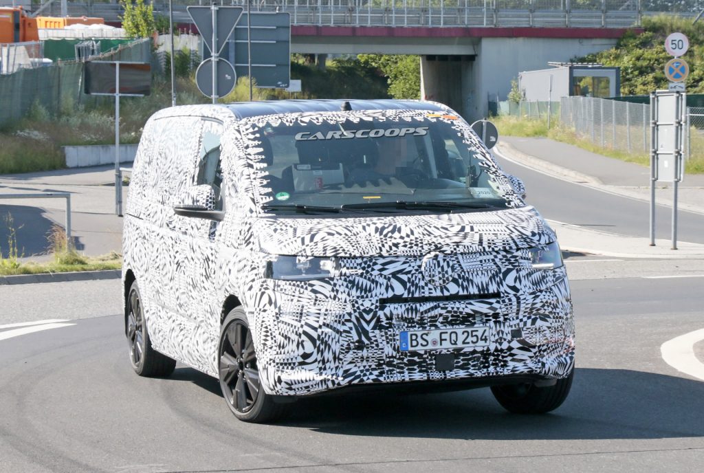 Fish Out Of Water? 2021 VW T7 PHEV Spied Testing At The Nürburgring ...