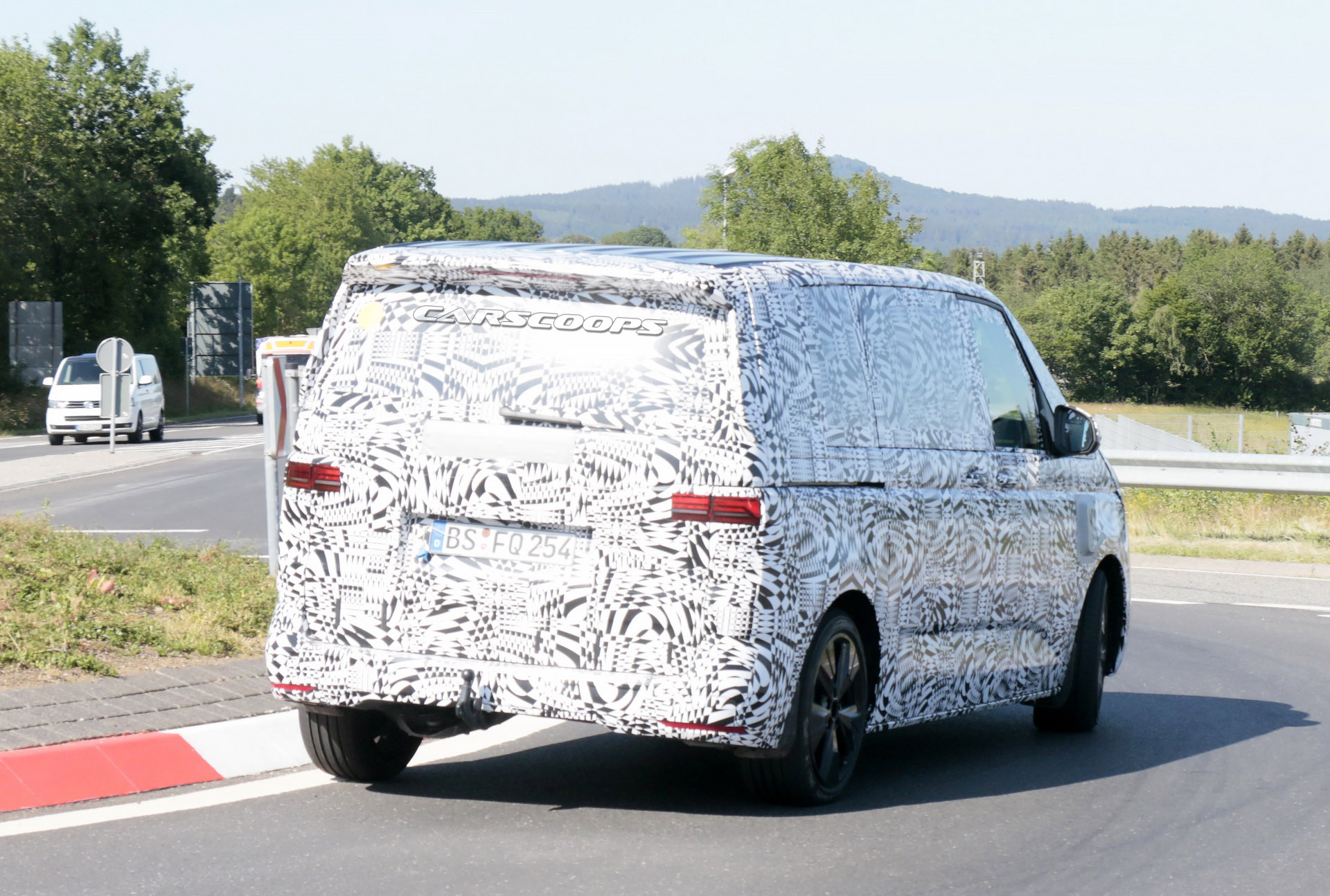 Fish Out Of Water? 2021 VW T7 PHEV Spied Testing At The Nürburgring ...