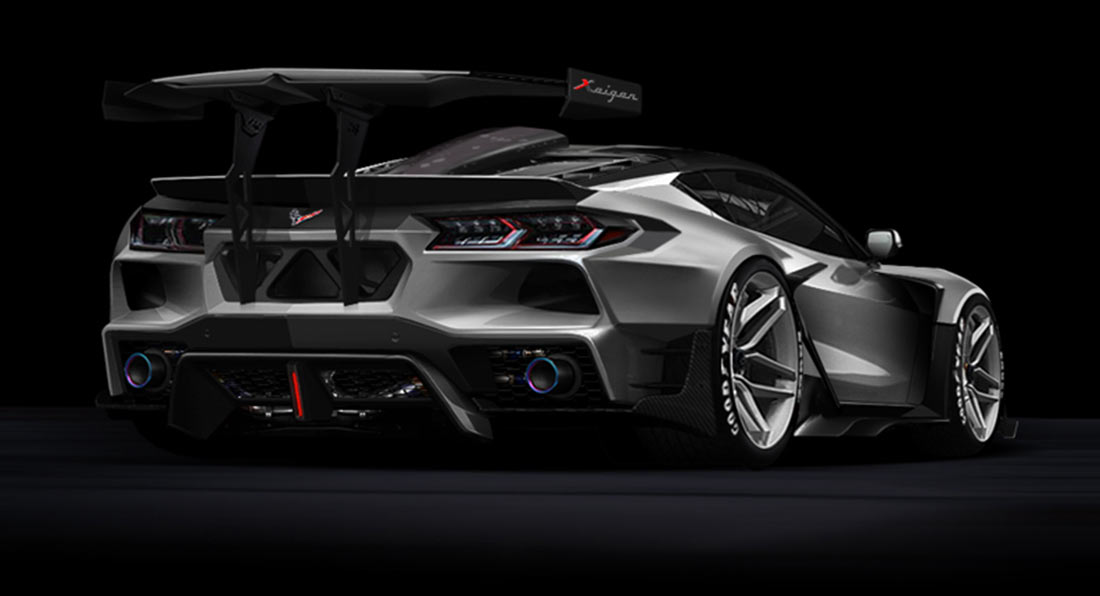 C8 Corvette Gone Wild Tuner Previews New Daytona Widebody Kit